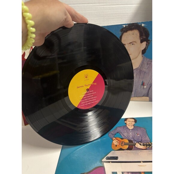 James Taylor Flag 1979 Vinyl Album CBS Inc. - Picture 6 of 6